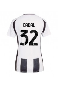 Juventus Juan Cabal #32 Voetbaltruitje Thuis tenue Dames 2024-25 Korte Mouw